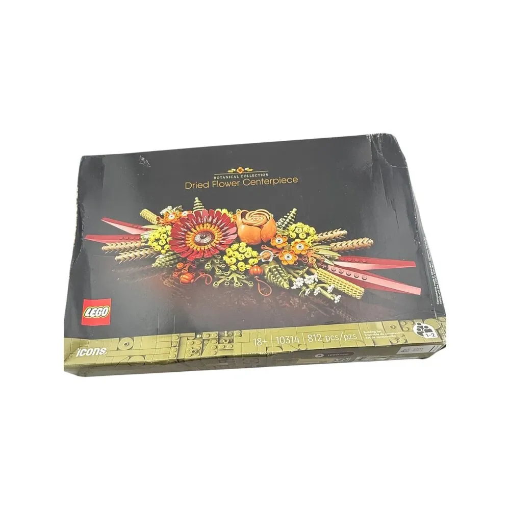 LEGO 10314 Dried Flower Centerpiece Botanical Collection New Sealed Damaged Box